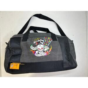 ED HARDY "Death or Glory" Hold-all Duffle Bag